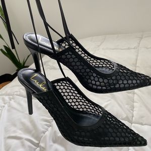 Lulus Cute Lace up heels 8.5